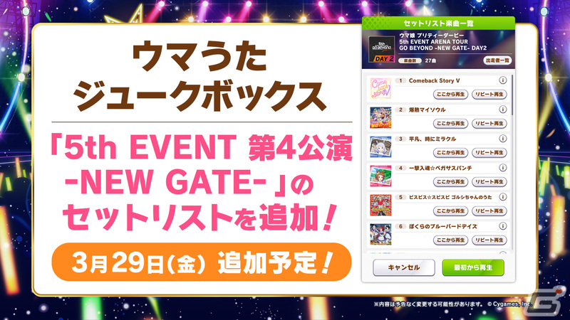 「ウマ娘」の新リアルイベント「ウマ娘 プリティーダービー TWINKLE CIRCLE!」が2024年夏より全国5都市で実施!の画像