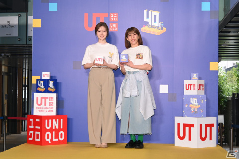 「UT×GAME カプコン40周年 UT発売イベント」に白石麻衣さんと吉田沙保里さんが登場！高さ約3メートルを誇るアーケードゲーム機もの画像11