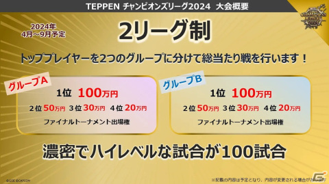 「TEPPEN」2024年の大会情報が発表！「TEPPEN CHAMPIONS LEAGUE 2024」の出場者21人が決定の画像5