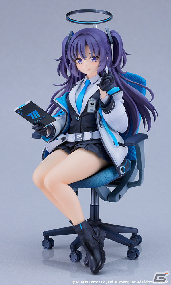 「ブルアカ」よりユウカが1/7スケールフィギュアとなって登場！オリジナルのポージングで立体化の画像