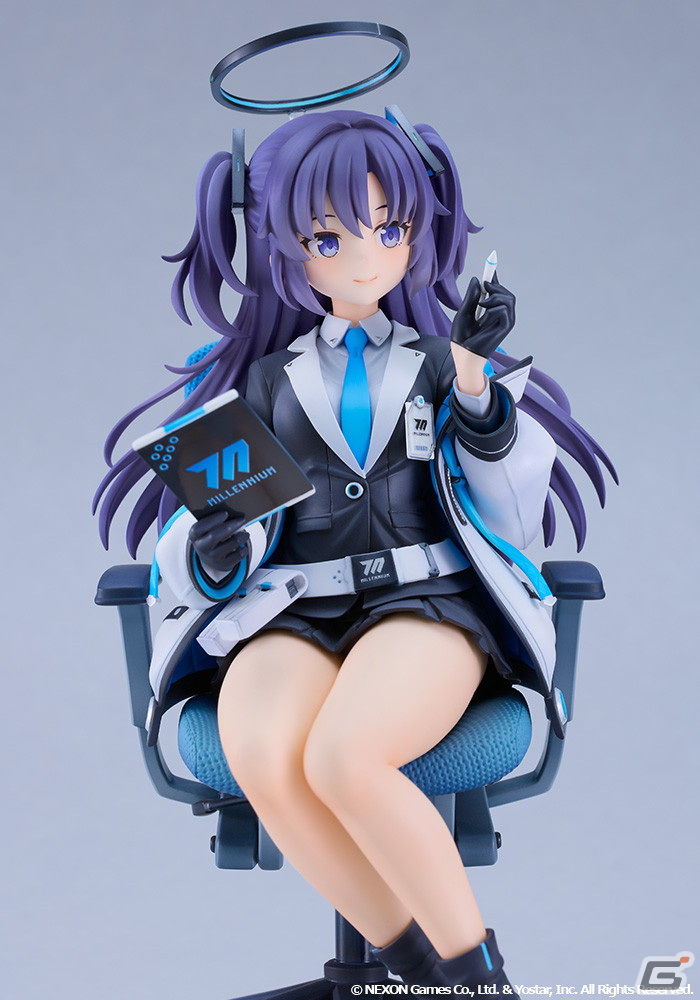 「ブルアカ」よりユウカが1/7スケールフィギュアとなって登場！オリジナルのポージングで立体化の画像4