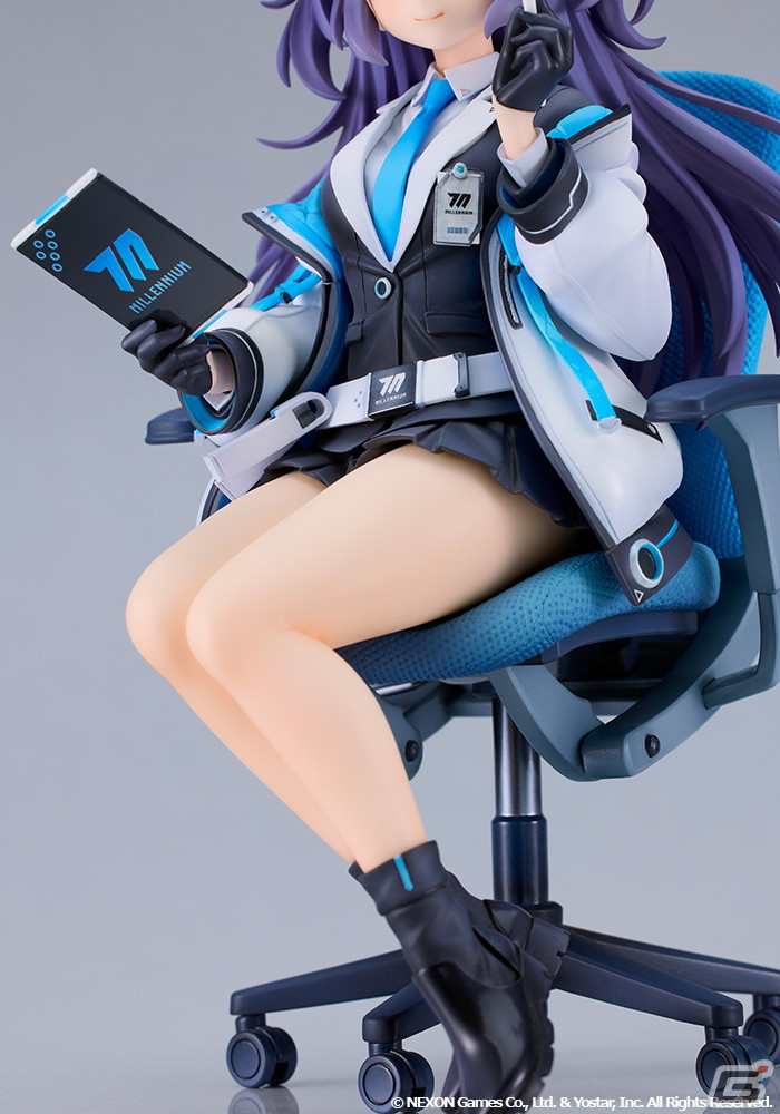 「ブルアカ」よりユウカが1/7スケールフィギュアとなって登場！オリジナルのポージングで立体化の画像5