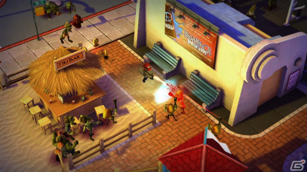 映画撮影のためゾンビに挑むアクションゲーム「ゾンビウッド - サバイバルシューティング」が3月29日に配信!の画像