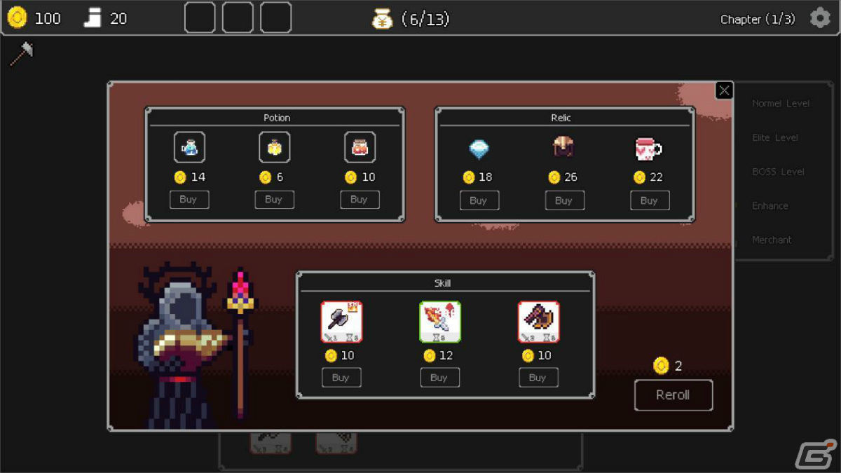2PGamesがSteamデッキ構築フェスに参加！ピクセル風ローグライクゲーム「暗い洞窟」など新作の体験版が登場の画像