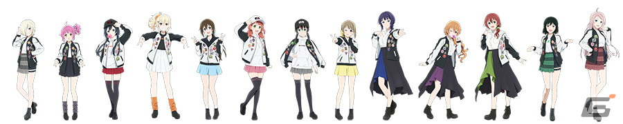 arti-mateから「ラブライブ!虹ヶ咲学園スクールアイドル同好会」のオリジナルアパレル、雑貨が販売決定!“おそろいコーデ”をコンセプトにしたアイテムなどの画像