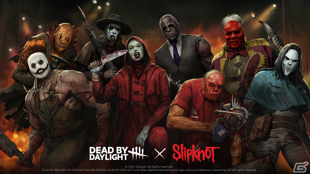 「Dead by Daylight」ヘビメタバンド・スリップノットを象徴するマスクが新コレクションとして登場!の画像