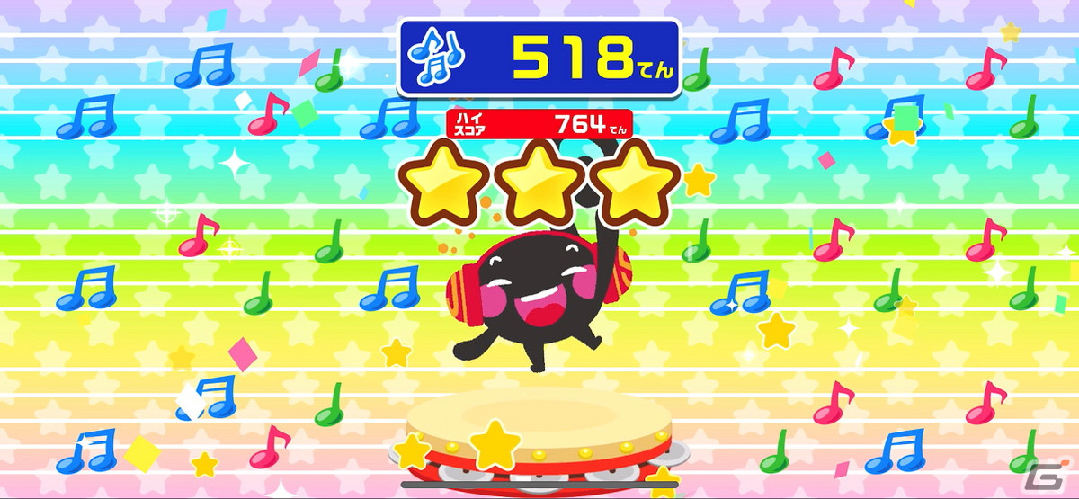 JOYSOUND公式キャラクターが音符あつめをするミニゲーム「ホップ！ステップ！ジョイオンプー！」が「ごっこランド」に登場！の画像5