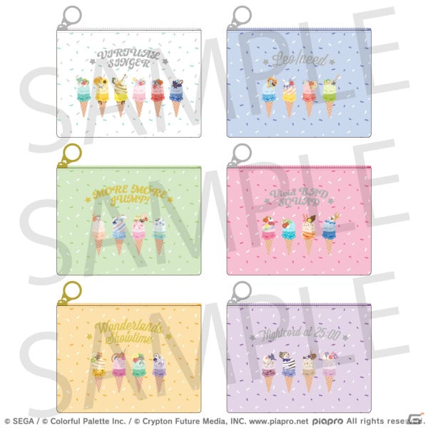 プロセカ」進級後のデザインを使用したデスクマットなどがColorful