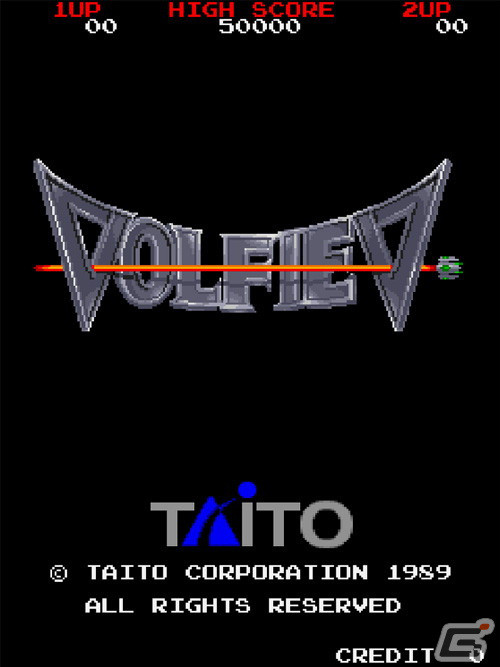 「アーケードアーカイブス ヴォルフィード」が配信!1989年にタイトーから発売された陣取りゲームの画像