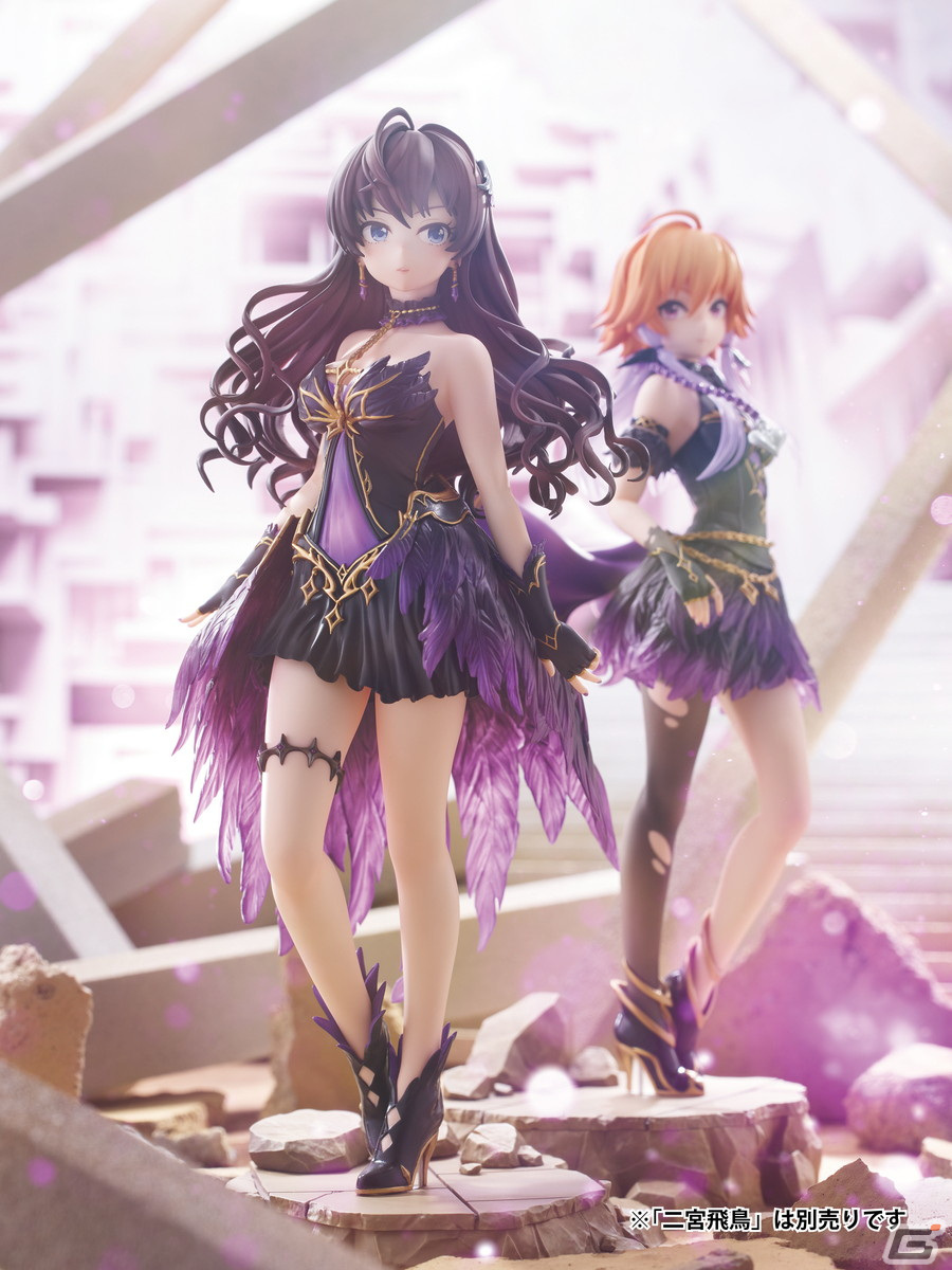「アイドルマスター シンデレラガールズ」より一ノ瀬志希、二宮飛鳥が“バベル”の衣装でフィギュア化！の画像