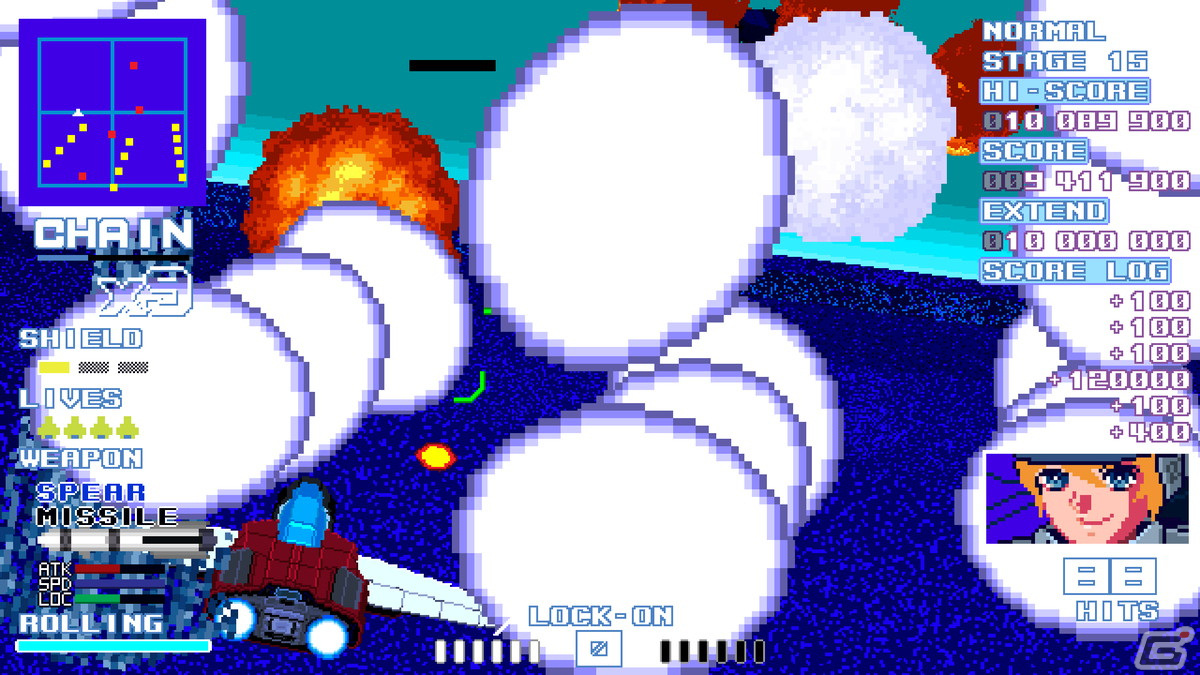 80・90年代の3D STGをリスペクトして作られた「ミサイルダンサー2」が配信開始！の画像