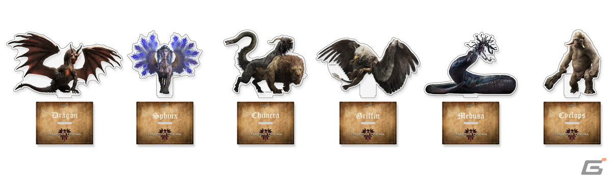 「ドラゴンズドグマ 2」がカプくじオンラインに登場!アクリルLEDスタンドやリムストーンをイメージしたワイヤレスチャージャーなどを展開の画像