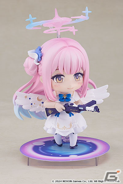 「ブルアカ」より聖園ミカのねんどろいどが登場!ニッコリ・はしゃぎ・わーお顔などの表情パーツやロールケーキといったオプションパーツもの画像