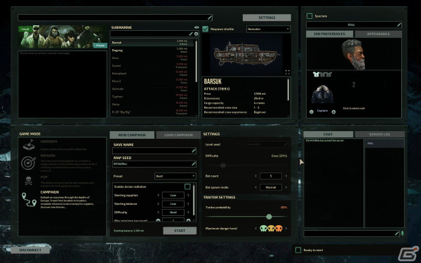 協力型潜水艦シミュレーター「Barotrauma」のEpic Games Store版が配信!Daedalic Entertainmentによる最大90%OFFセールもの画像