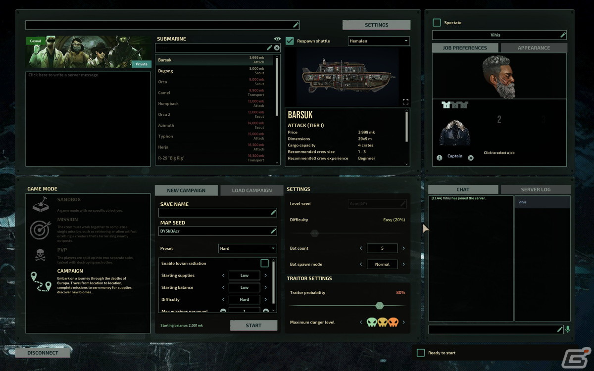 協力型潜水艦シミュレーター「Barotrauma」のEpic Games Store版が配信！Daedalic Entertainmentによる最大90％OFFセールもの画像7