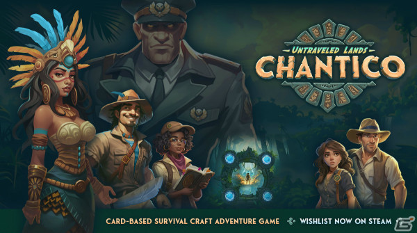 「Untraveled Lands: Chantico」のアナウンストレーラーが公開！カードが全てを司るサバイバルクラフトゲームの画像1