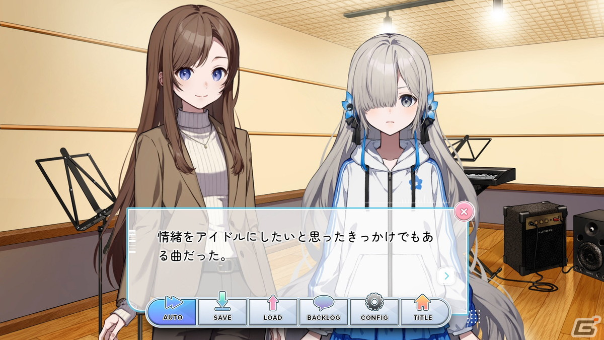 バーチャルシンガー・ヰ世界情緒さん自らが主演・原案のアイドル育成ADV「project canvas ～ヰ世界情緒育成計画～」が無料配信！の画像14