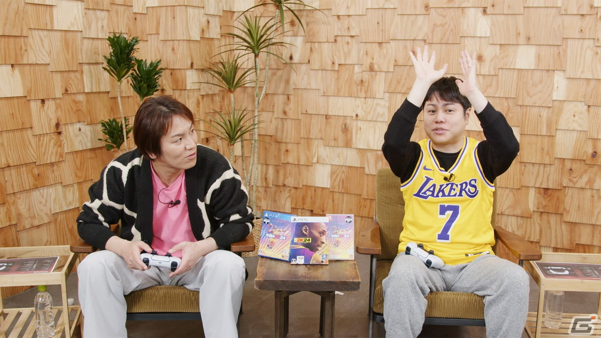 「NBA 2K24」狩野英孝さんとNON STYLE井上さんのイケメン頂上対決動画が公開!マイプレイヤー機能でオリジナルキャラクターの作成に挑戦の画像