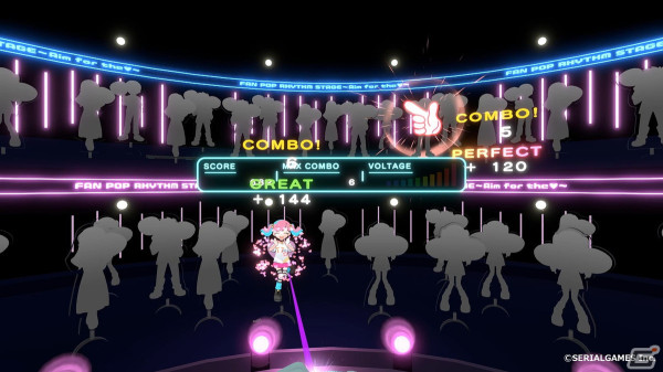 アイドル体験アクションVRゲーム「ファンポップリズムステージ~Aim for the♡~」の製品版がSteamにて配信!の画像