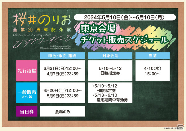 「僕の心のヤバイやつ」などで知られる漫画家・桜井のりお氏の画業20周年記念展が東京＆大阪で開催決定！の画像3