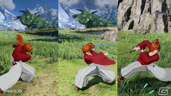 「PSO2 ニュージェネシス」と「るろうに剣心 －明治剣客浪漫譚－」のコラボが開催！緋村剣心や神谷薫になりきれるアバターアイテムが登場の画像