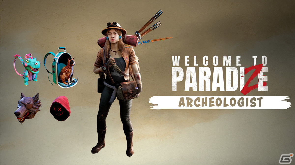 「Welcome to ParadiZe」のPS5版で追加DLC「考古学者クエスト」が本日17時に配信！終末世界を探索し隠された衣装を発掘しようの画像1