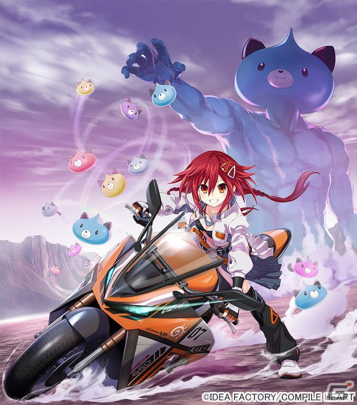 ネプテューヌ」シリーズのバイクアクションゲーム「爆走次元