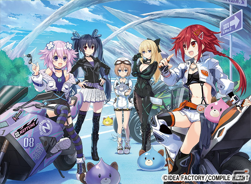 「ネプテューヌ」シリーズのバイクアクションゲーム「爆走次元ネプテューヌ VS巨神スライヌ」が6月27日にPS5/PS4/Switchで発売！の画像