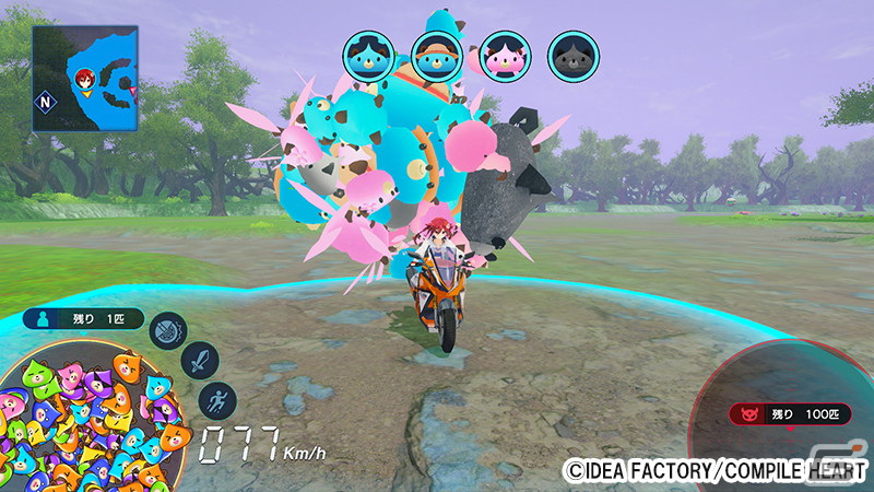 「ネプテューヌ」シリーズのバイクアクションゲーム「爆走次元ネプテューヌ VS巨神スライヌ」が6月27日にPS5/PS4/Switchで発売！の画像