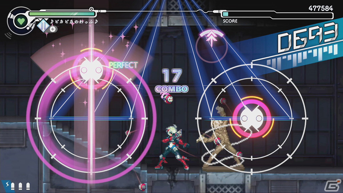 「GUNVOLT RECORDS 電子軌録律」に「キミとエクスプロージョン」「あいうえおまじない」など4曲を追加するDLC「ソングパック7 RoRo」が発売！の画像