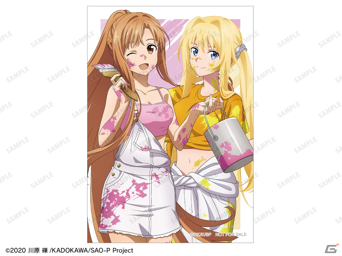 「ソードアート・オンライン POP UP SHOP in あみあみ」が4月26日より開催！グッズにはペイントスタイルがコンセプトのイラストを使用の画像