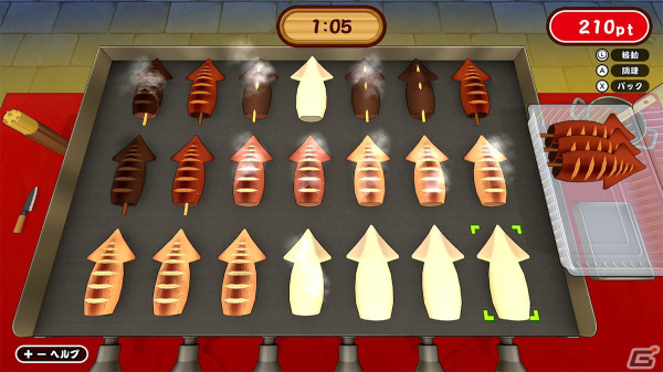 いか焼きを作って大繁盛を目指すゲーム「作って！いか焼き」が配信！「スコアアタック」モードや「対戦」モードを搭載の画像4