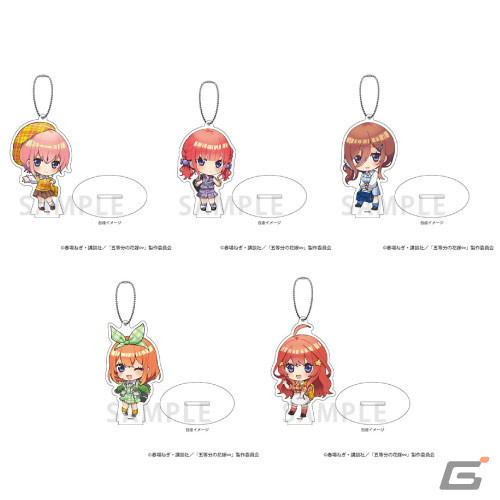 「五等分の花嫁∽」のPOP UP STOREが4月5日よりゲーマーズにて開催！アメリカンポップな衣装に身を包んだ五つ子たちのグッズが登場の画像12
