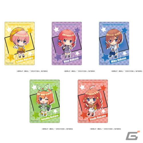 「五等分の花嫁∽」のPOP UP STOREが4月5日よりゲーマーズにて開催!アメリカンポップな衣装に身を包んだ五つ子たちのグッズが登場の画像
