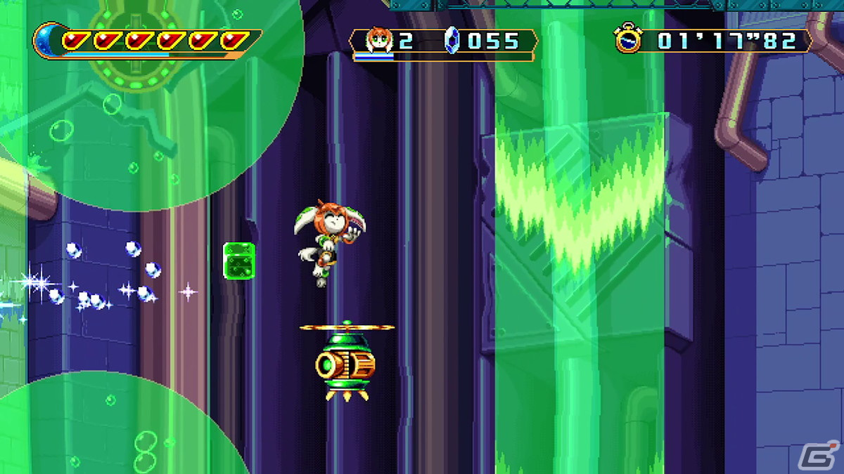 ハイスピード・レトロ横スクロールアクションゲーム「フリーダムプラネット2」のコンシューマ版が発売！日本語字幕版トレーラーも公開の画像16