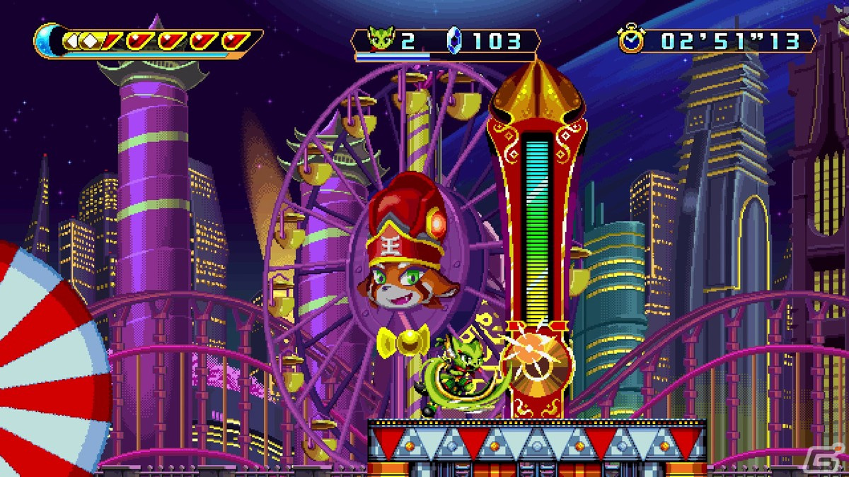 ハイスピード・レトロ横スクロールアクションゲーム「フリーダムプラネット2」のコンシューマ版が発売！日本語字幕版トレーラーも公開の画像17