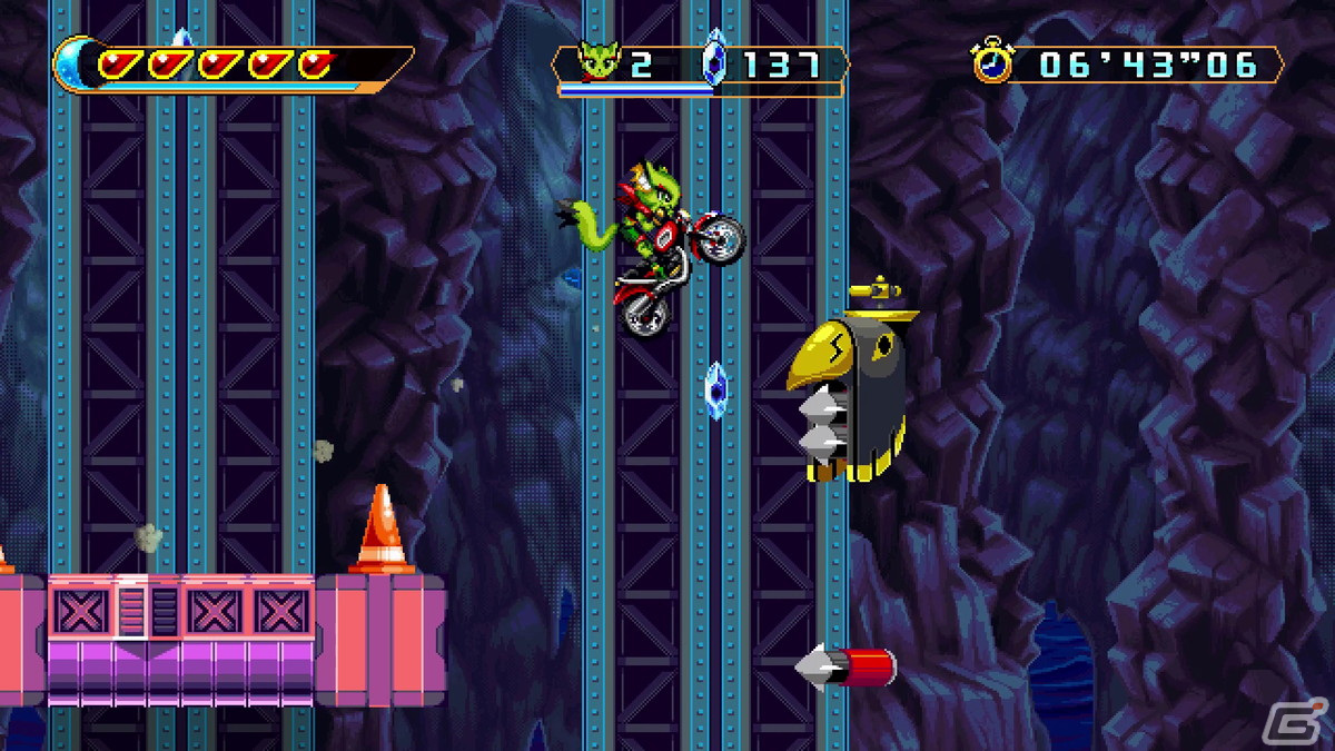 ハイスピード・レトロ横スクロールアクションゲーム「フリーダムプラネット2」のコンシューマ版が発売！日本語字幕版トレーラーも公開の画像3