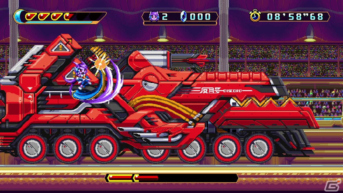ハイスピード・レトロ横スクロールアクションゲーム「フリーダムプラネット2」のコンシューマ版が発売！日本語字幕版トレーラーも公開の画像7