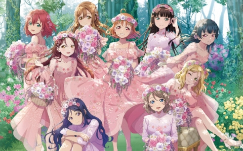 「ラブライブ！サンシャイン!! Aqours Flower Party フェア in ゲーマーズ」が6月1日より開催！Aqoursメンバーがお花をあしらったドレス姿に