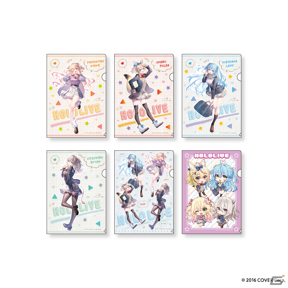 ホロライブ オリジナルクリアファイル(全6種)