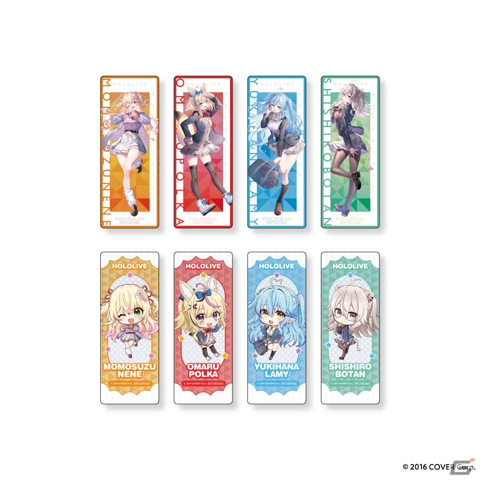 ねぽらぼ」4人の学生服風プライズが登場！「ホロライブ×GiGO