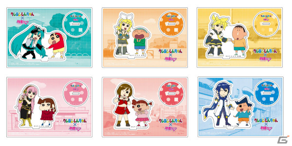「クレヨンしんちゃん」×初音ミクのコラボグッズ第1弾が発売！アクスタやステッカーなどがラインナップの画像3