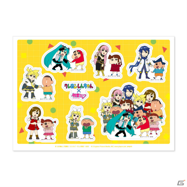 「クレヨンしんちゃん」×初音ミクのコラボグッズ第1弾が発売！アクスタやステッカーなどがラインナップの画像7
