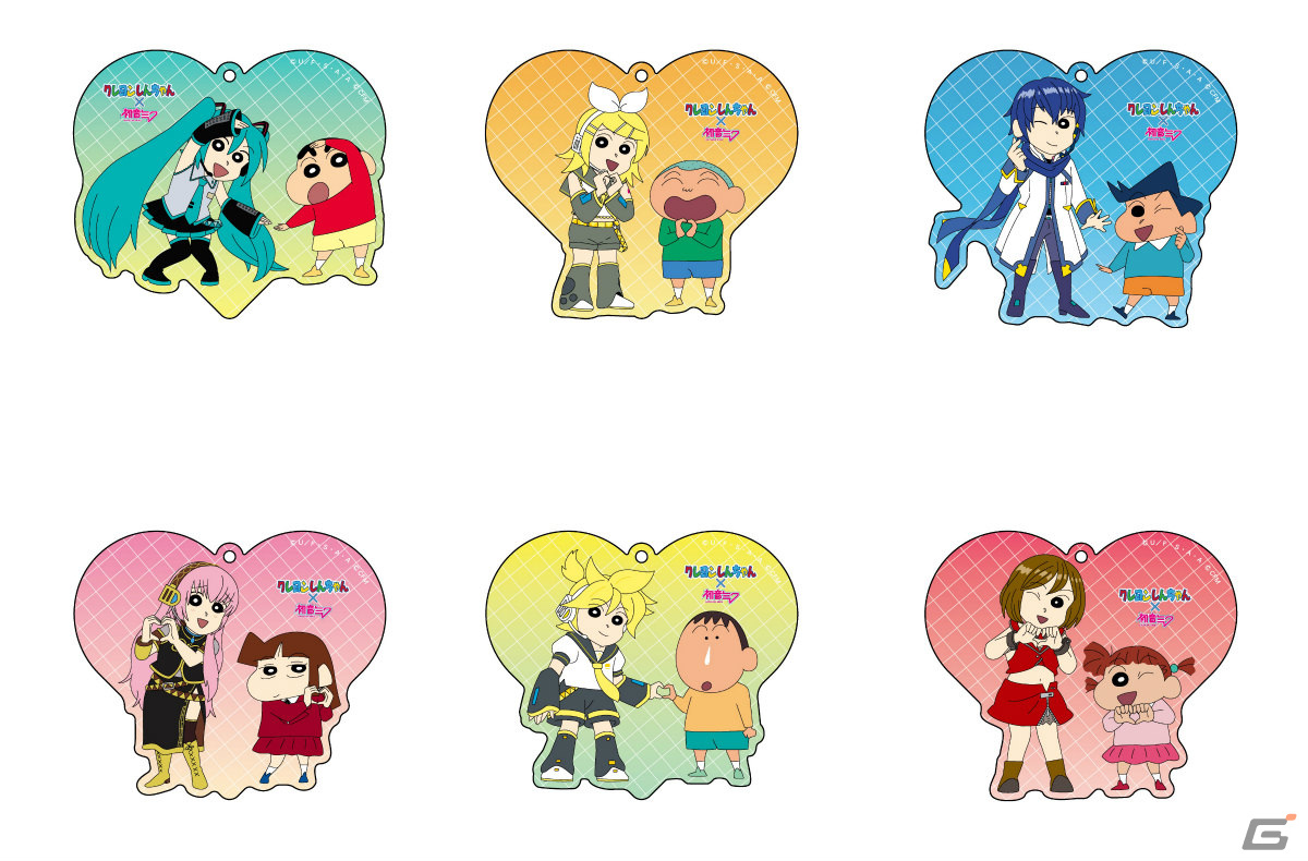 「クレヨンしんちゃん」×初音ミクのコラボグッズ第1弾が発売!アクスタやステッカーなどがラインナップの画像