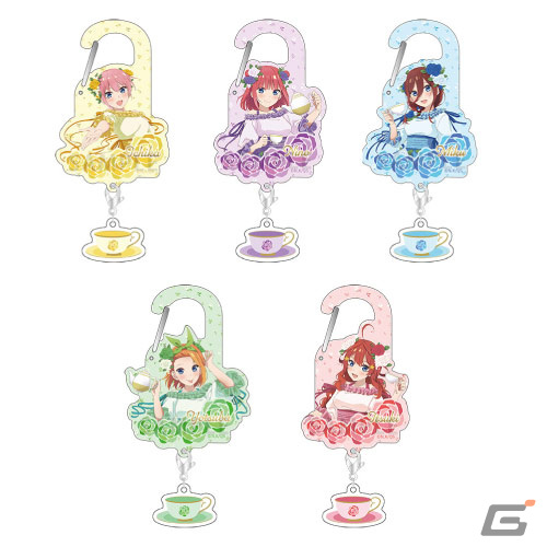 「五等分の花嫁∽」のショップイベント「五つ子のティーパーティー」が4月27日より開催!招待状やティーカップなどのグッズに注目の画像