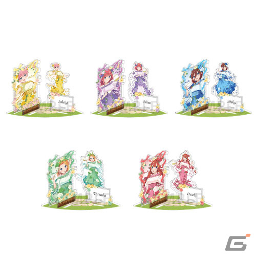 「五等分の花嫁∽」のショップイベント「五つ子のティーパーティー」が4月27日より開催!招待状やティーカップなどのグッズに注目の画像