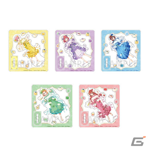 「五等分の花嫁∽」のショップイベント「五つ子のティーパーティー」が4月27日より開催!招待状やティーカップなどのグッズに注目の画像