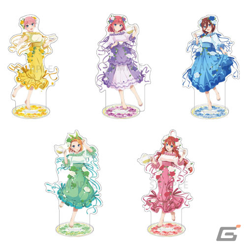 「五等分の花嫁∽」のショップイベント「五つ子のティーパーティー」が4月27日より開催!招待状やティーカップなどのグッズに注目の画像
