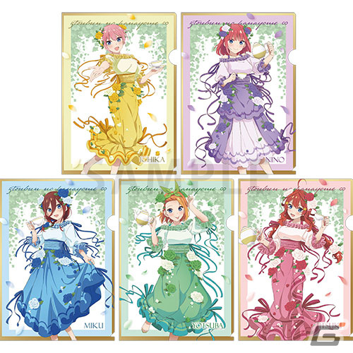 「五等分の花嫁∽」のショップイベント「五つ子のティーパーティー」が4月27日より開催!招待状やティーカップなどのグッズに注目の画像