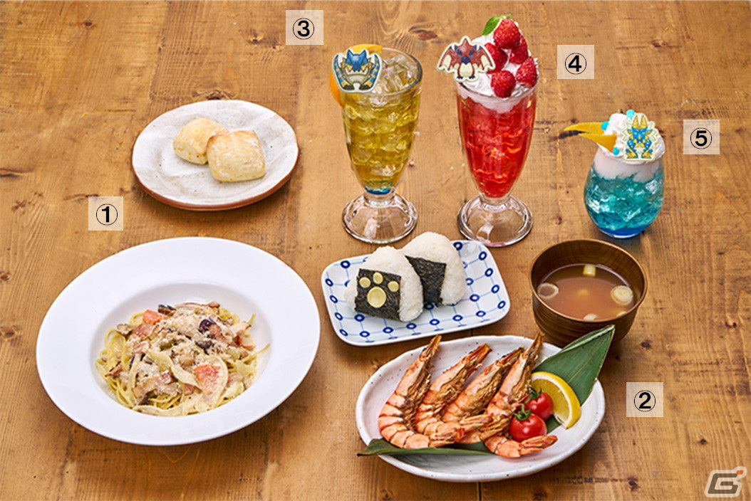 カプコンカフェ 池袋店＆梅田店×「モンスターハンター」20周年記念コラボのメニューが公開！の画像